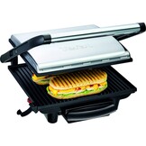 Tefal Inicio GC241D - Contactgrill - Anti-aanbaklaag - 2000W - RVS - Compact Design