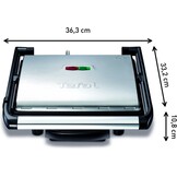 Tefal Inicio GC241D - Contactgrill - Anti-aanbaklaag - 2000W - RVS - Compact Design