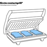 Tefal Inicio GC241D - Contactgrill - Anti-aanbaklaag - 2000W - RVS - Compact Design