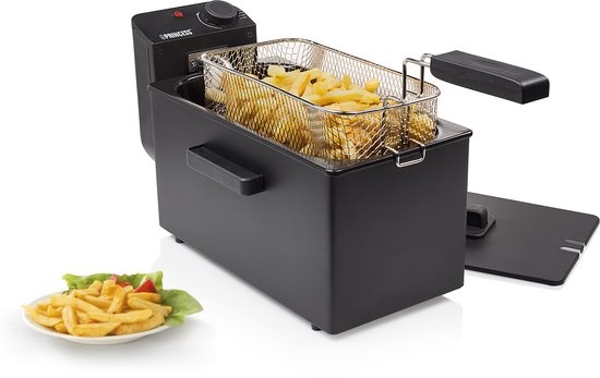 Princess Friteuse 182727 - 3 liter - Koude zone - Frituurpan - 2000W - Zwart - Beste Koop Consumentengids Augustus 2025