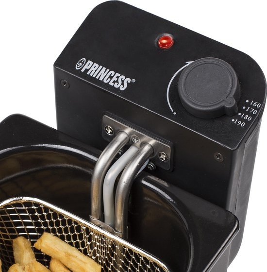 Princess Friteuse 182727 - 3 liter - Koude zone - Frituurpan - 2000W - Zwart - Beste Koop Consumentengids Augustus 2025