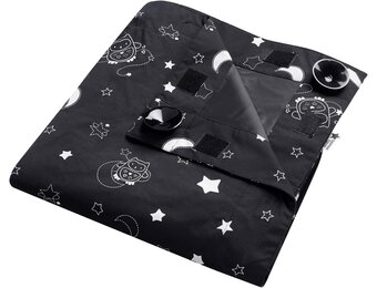 Tommee Tippee Sleeptime draagbaar verduisteringsgordijn met zuignappen, verstelbaar en licht, groot, 130 x 198 cm - Maat B130 x H198 cm