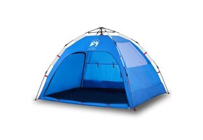 VidaXL Strandtent 2-persoons met Snelontgrendeling - Azuurblauw