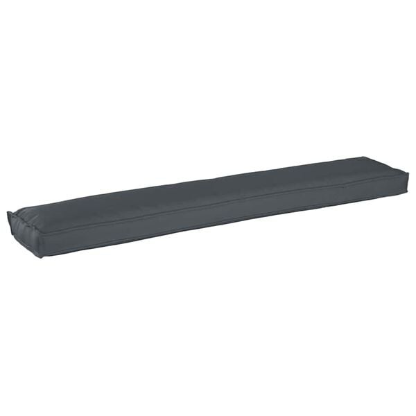 vidaXL Palet Kussen Antraciet 200 x 40 x 8 cm Oxford stof