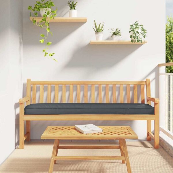 vidaXL Palet Kussen Antraciet 200 x 40 x 8 cm Oxford stof