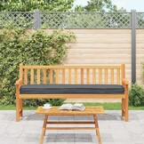 vidaXL Palet Kussen Antraciet 200 x 40 x 8 cm Oxford stof