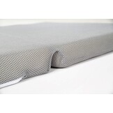 Roba Reisbedmatras, 120 x 60 cm, met geventileerd merkschuim voor een optimaal slaapklimaat, meervoudig geperforeerd, babybedmatras, kinderbedmatras