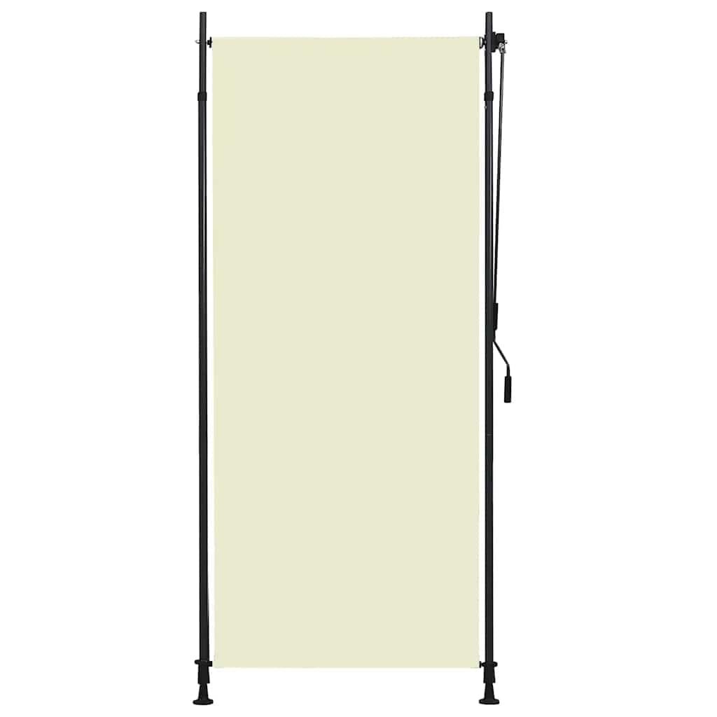 vidaXL Rolgordijn voor buiten 100x270 cm crème