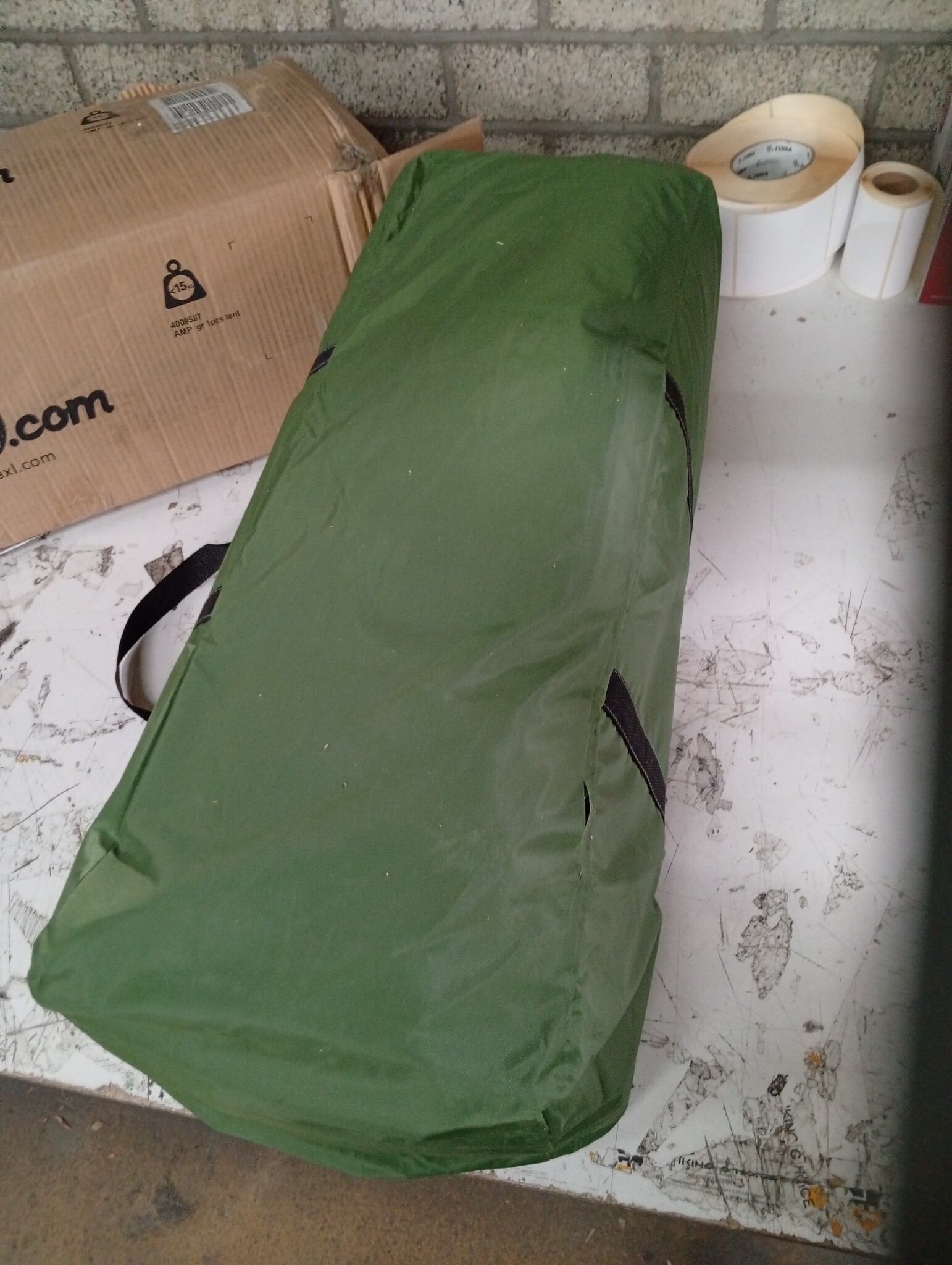 vidaXL Tent 5-persoons waterdicht groen