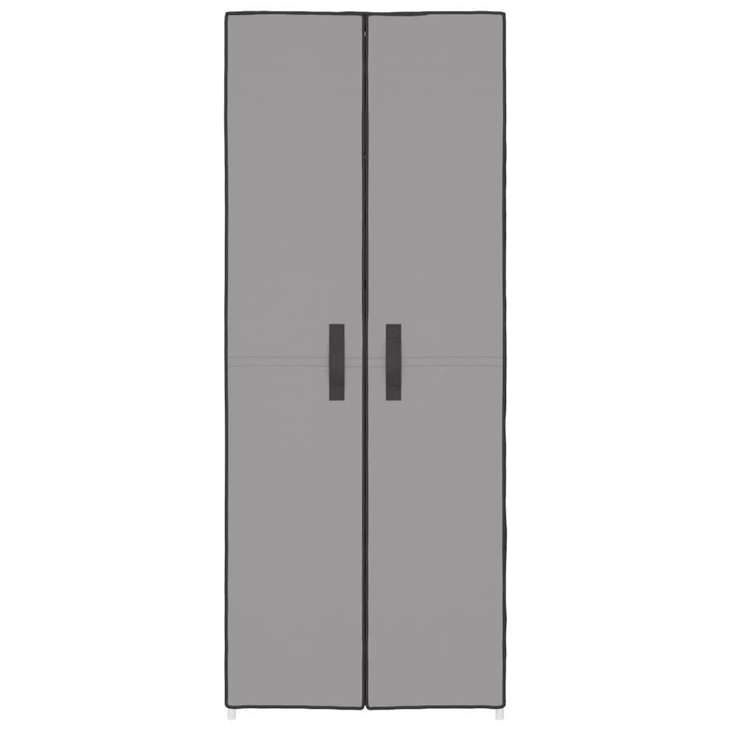 vidaXL Schoenenkast 60x30x166 cm stof grijs