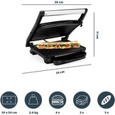 Princess Panini Grill Pro: Tosti-apparaat 2000W met 46% Korting