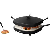 Tristar PZ-9176 Pizza Gourmetset - Family 6 Mini Pizza Oven - Voor 6 personen - Inclusief deegsnijder