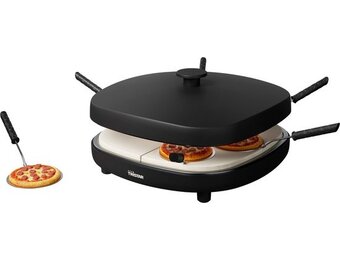 Tristar PZ-9176 Pizza Gourmetset - Family 6 Mini Pizza Oven - Voor 6 personen - Inclusief deegsnijder