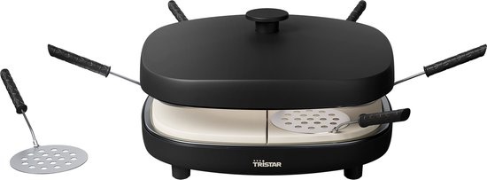 Tristar PZ-9176 Pizza Gourmetset - Family 6 Mini Pizza Oven - Voor 6 personen - Inclusief deegsnijder