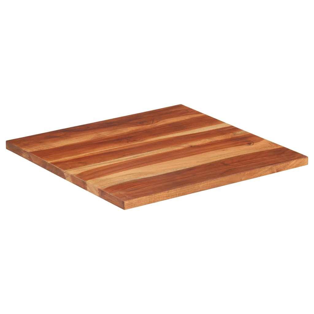 vidaXL Tafelblad 25-27 mm 60x60 cm massief acaciahout