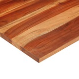 vidaXL Tafelblad 25-27 mm 60x60 cm massief acaciahout