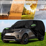Autoafdekking Waterdicht Vervanging voor Land Rover Discovery, 3/LR3 4/LR4, L462 2004-2023, Autohoes Autozeil Ademend Stofdicht, Auto Afdekking, UV-bestendige Volledige Garage Regen Sneeuw Zon Dicht