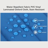 CONTAIL 86L Opvouwbare Reistas met Wielen en Gewatteerde Bodem - Blauw