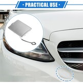 A ABSOPRO Car Tow Hook Eye Hole Cap Voor Mercedes-Benz R320, Zilveren Kleur Voorkant