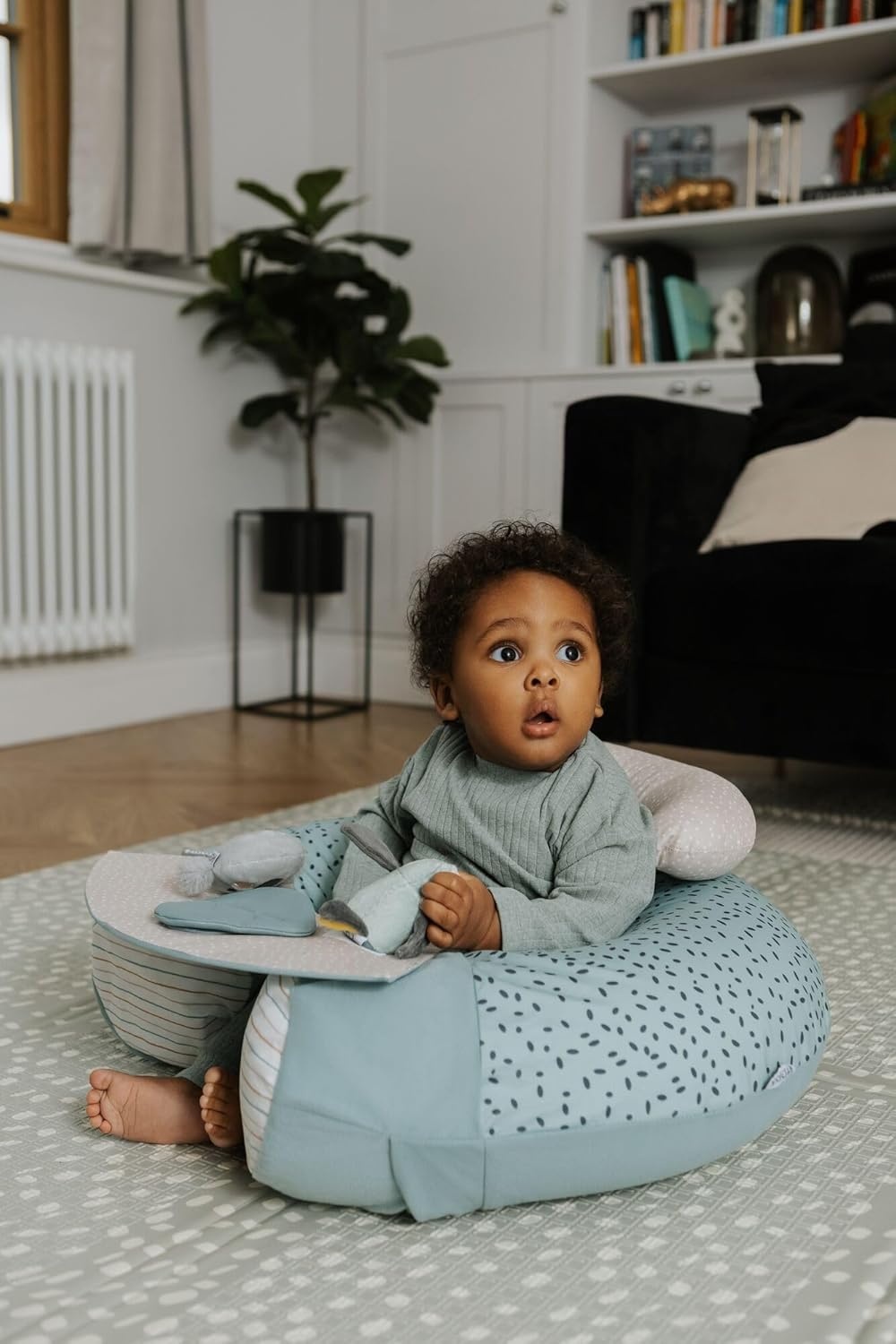 Nuby Animal Adventures Sit-Me-Up Baby Stoel - Vloerstoel en Speelstoel - 6+ maanden