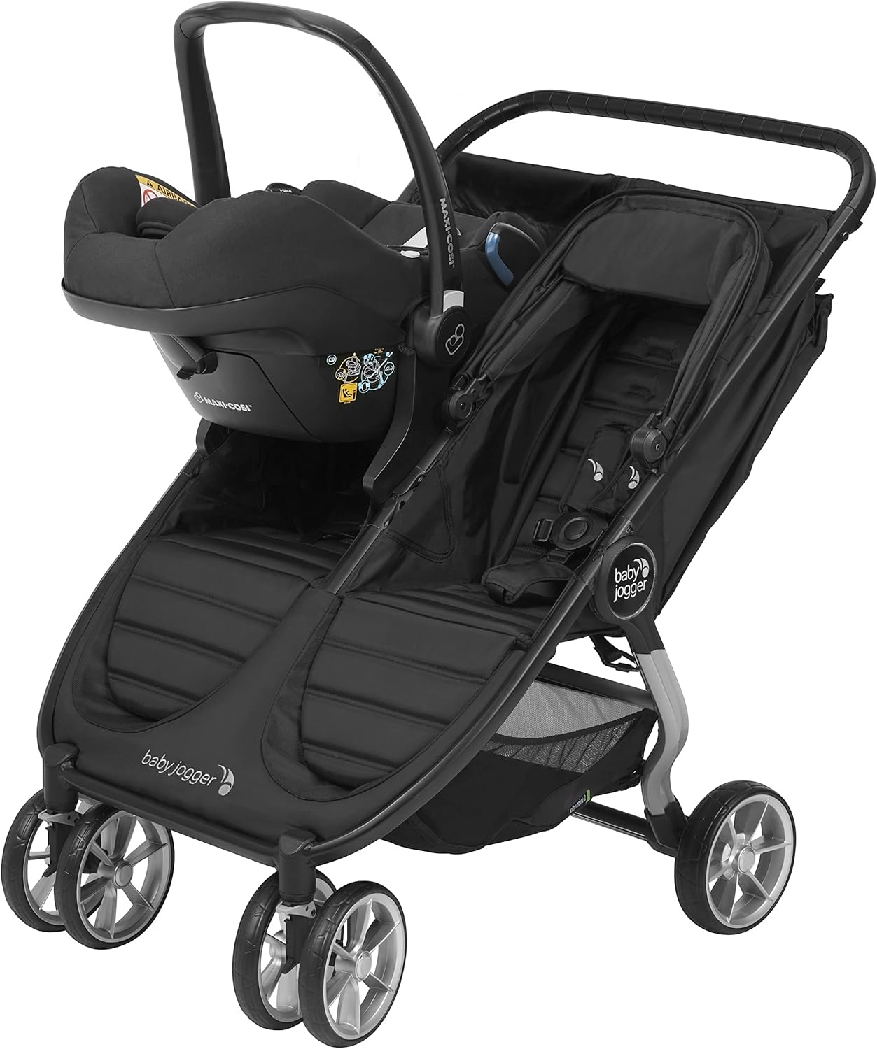 Autostoel Adapter voor Baby Jogger City Mini 2/GT2 Double (Zwart) - 77% Korting