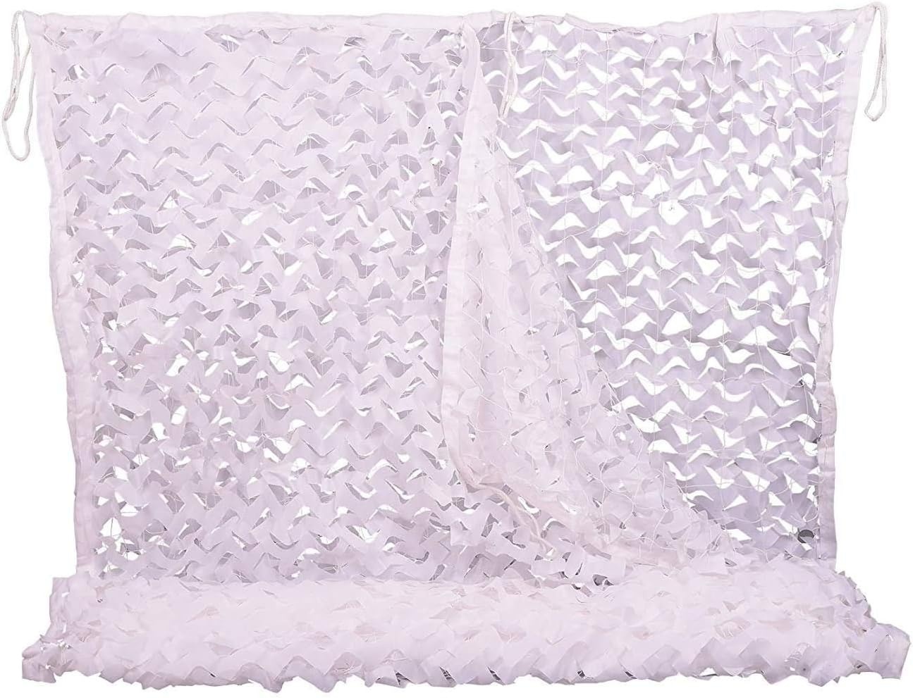 Camouflagenet Camo Net Camouflage Netten Weiß 4M x 6M Army Militair Netten Bulkbroodje Jungle Militaire Gaas Net voor Zonnescherm Decoratie Jacht Jaloezie Schieten Camping