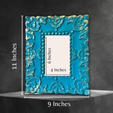 Handgemaakte Sheesham-Houten Fotolijst 15x10 cm met 73% Korting
