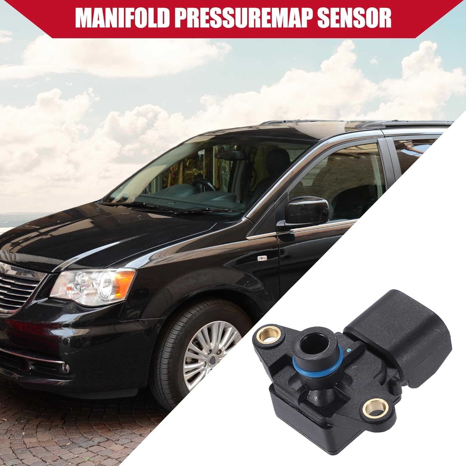 A ABSOPRO No:56041018AC/56041018AD Manifold Absolute Pressure Sensor voor Dodg voor Ram 1500