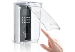 Universele Regenkap Deurbel - Transparant met Flip Cover | 73% Korting