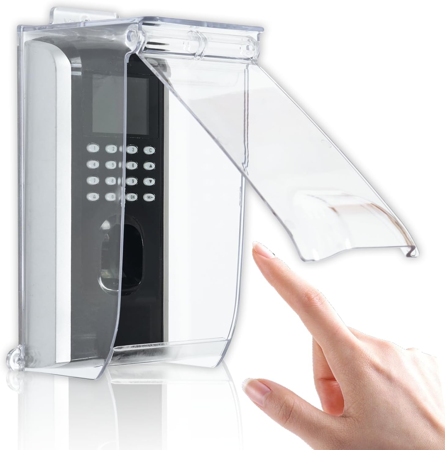 Universele Regenkap Deurbel Transparant met Flip Cover | 75% Korting