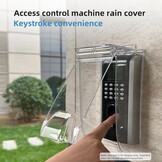Universele Regenkap Deurbel Transparant met Flip Cover | 75% Korting