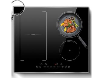 Hobsir Inbouw Inductiekookplaat 60 cm Flex Zone 7200W Touch Control Kinderbeveiliging