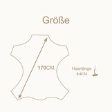 MH MYLUNE HOME Echte Lamsvacht Tapijt Beige 170x60cm - Zacht en Pluizig