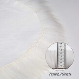 MH MYLUNE HOME Echte Lamsvacht Tapijt Beige 170x60cm - Zacht en Pluizig