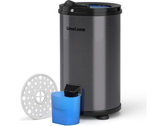 Energiebesparend droogrek 6 kg 2800 tpm energie-efficiëntieklasse A+++ zwart