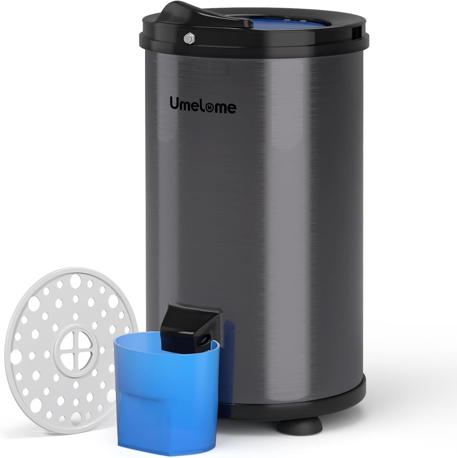 Energiebesparend droogrek 6 kg 2800 tpm energie-efficiëntieklasse A+++ zwart
