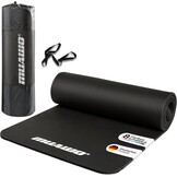 Muawo Premium Sports Mat & Fitness Mat Perfect as Yoga Mat Gym Mat Training Mat Non-Slip Extra Thick & Extra Long Up to 190 cm Long x 100 cm Width x 1.5 cm Thickness