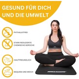 Muawo Premium Sports Mat & Fitness Mat Perfect as Yoga Mat Gym Mat Training Mat Non-Slip Extra Thick & Extra Long Up to 190 cm Long x 100 cm Width x 1.5 cm Thickness