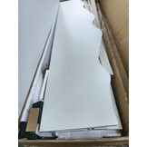 Peuterbed 80x160cm - met uitschuifbed en matras - wit grijs
