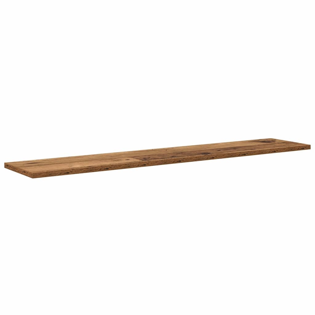vidaXL Boekenplank Bord 4 pcs Bruin 100 x 20 x 1.5 cm Bewerkt hout
