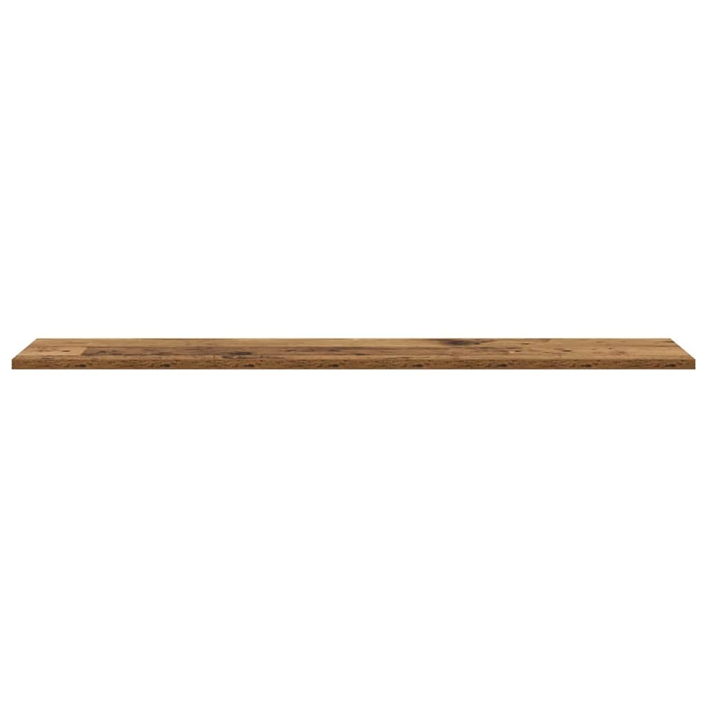 vidaXL Boekenplank Bord 4 pcs Bruin 100 x 20 x 1.5 cm Bewerkt hout