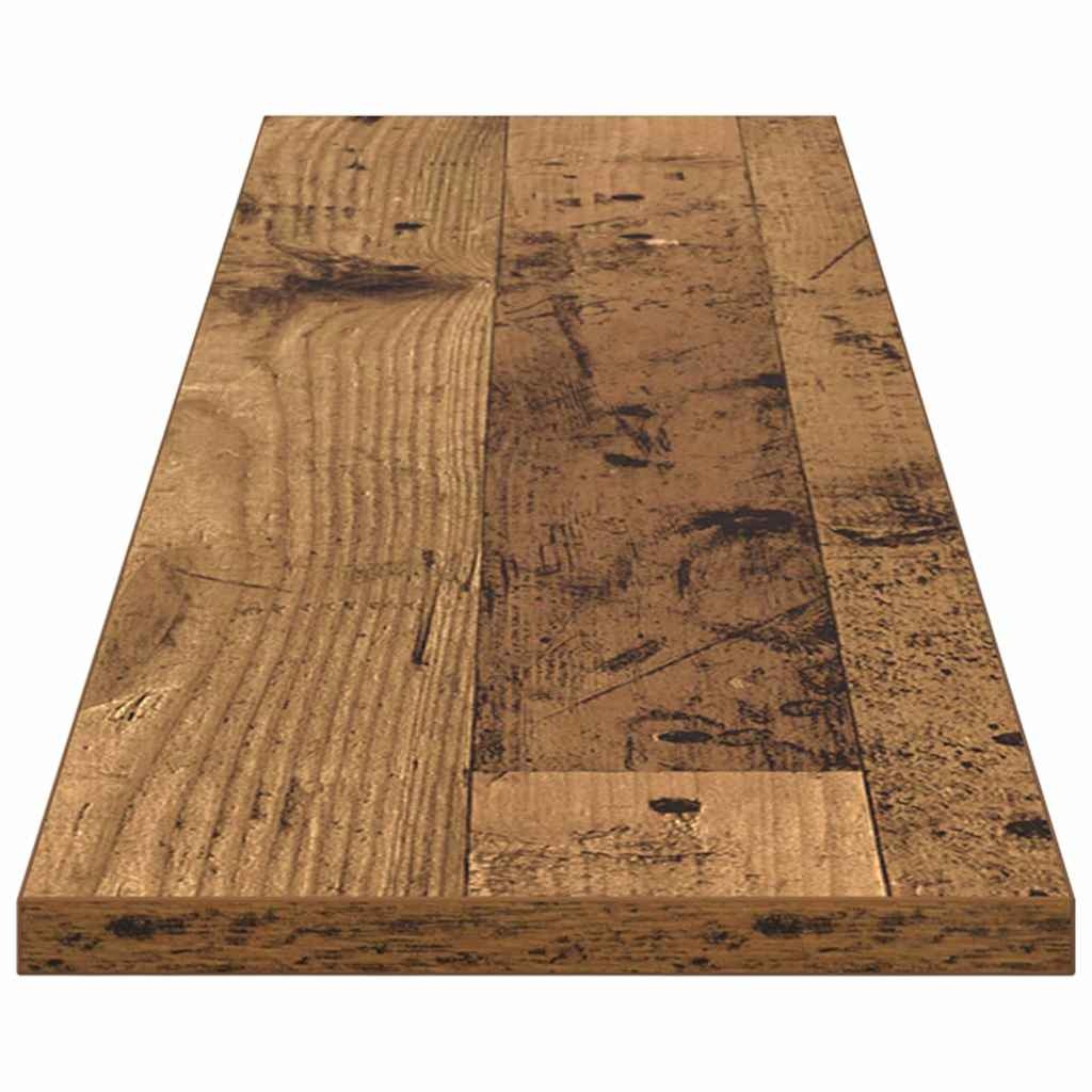 vidaXL Boekenplank Bord 4 pcs Bruin 100 x 20 x 1.5 cm Bewerkt hout