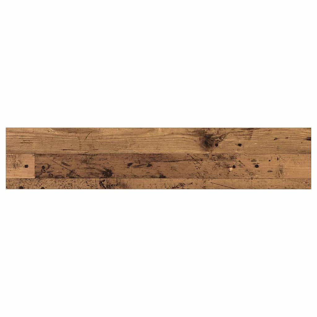 vidaXL Boekenplank Bord 4 pcs Bruin 100 x 20 x 1.5 cm Bewerkt hout