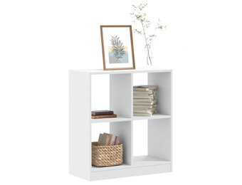 vidaXL Boekenkast 68,5x32x75 cm bewerkt hout wit