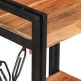 vidaXL Boekenkast met 3 schappen 60x30x80 cm massief acaciahout