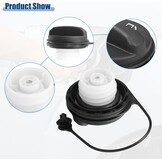 A ABSOPRO Brandstofklep Tankdop Zwart voor Chevrolet Spark 2010-2012