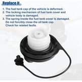 A ABSOPRO Brandstofklep Tankdop Zwart voor Chevrolet Spark 2010-2012