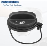 A ABSOPRO Brandstofklep Tankdop Zwart voor Chevrolet Spark 2010-2012