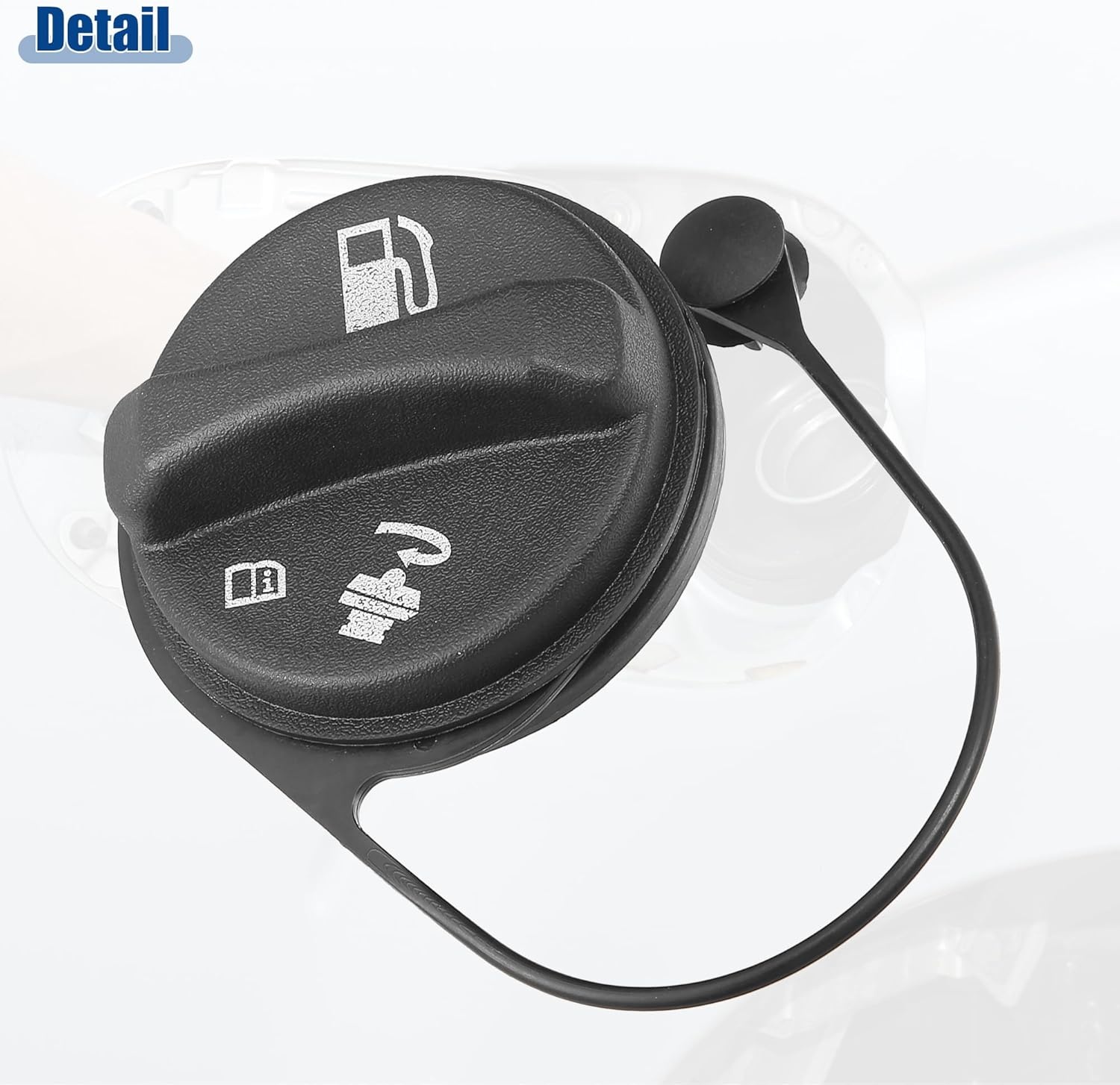 A ABSOPRO Brandstofklep Tankdop Zwart voor Chevrolet Spark 2010-2012
