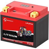 Lithium Motorfiets accu 12v Lithium Powersports Accu met BMS en display 12,8V 4Ah 350CCA YTZ7S-BS LiFePO4 Motoraccu Startaccu's voor motorfietsen, ATV's, UTV's enz.